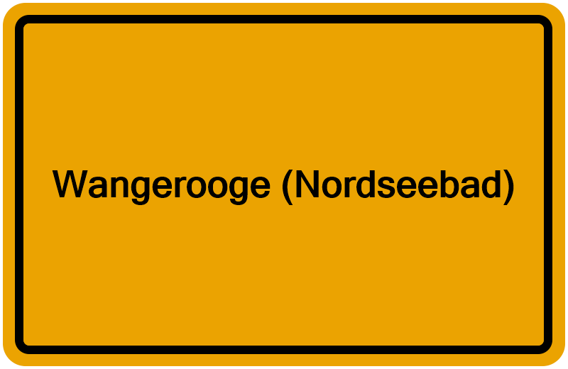 Handelsregisterauszug Wangerooge (Nordseebad)